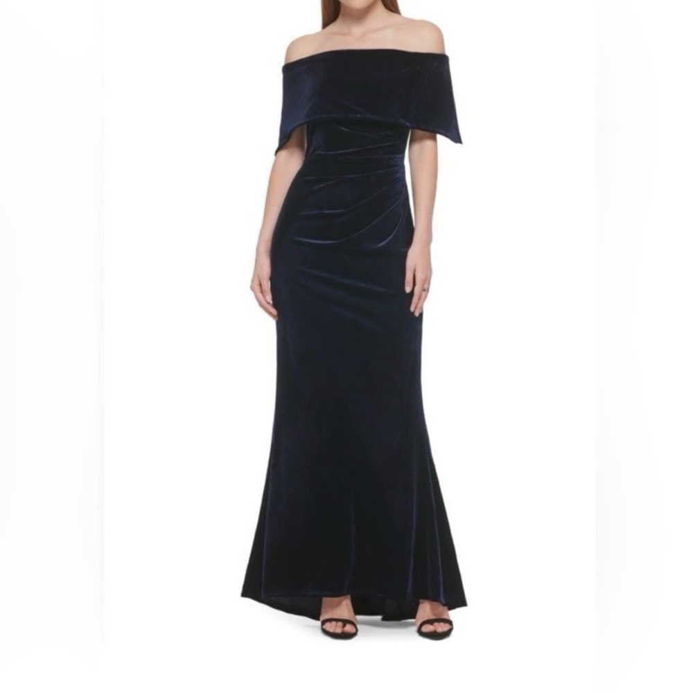 Vince Camuto Navy Evening Gown